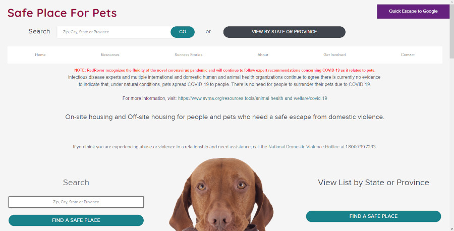 A Safe Place for Pets A Safe Place for Pets