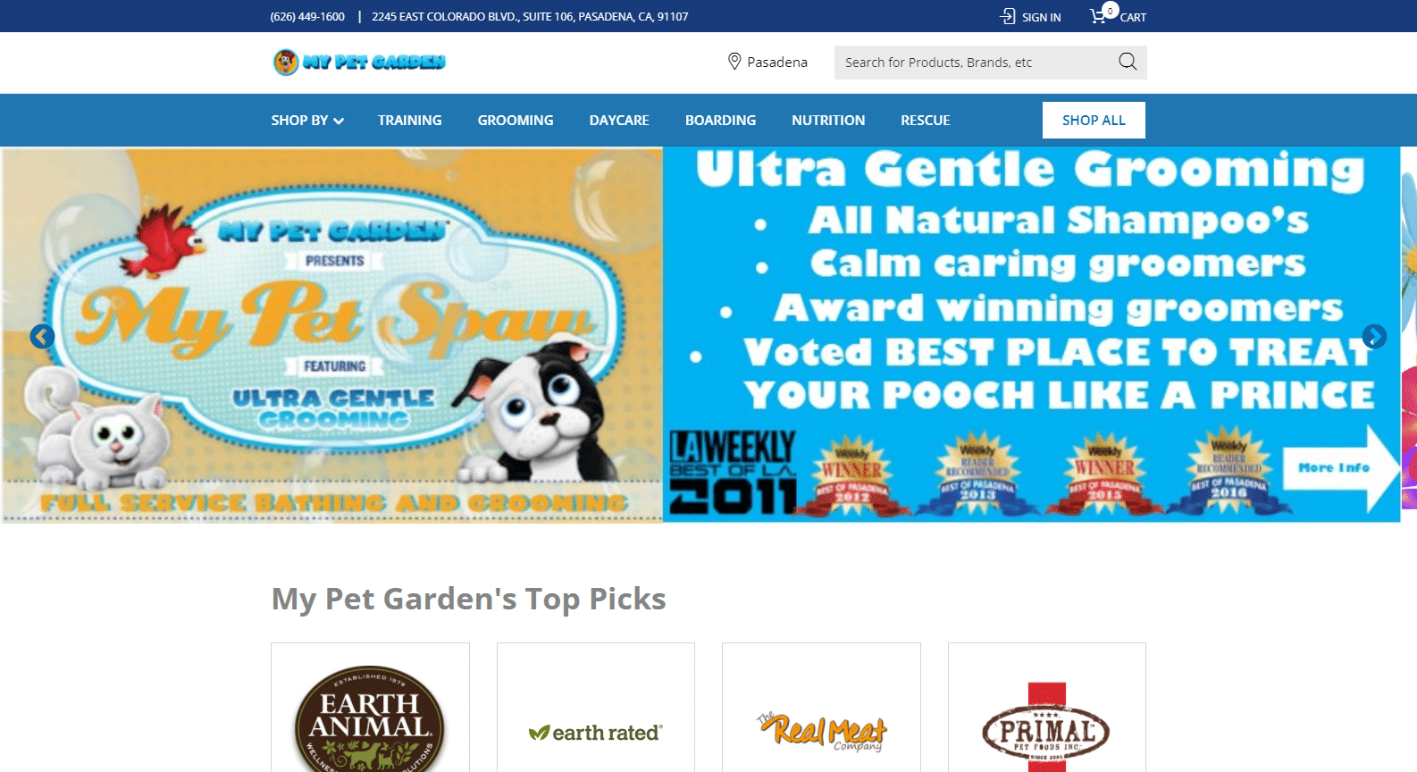 Pasadena Pet Store, Dog Grooming, Daycare & More Pasadena Pet Store, Dog Grooming, Daycare & More